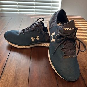 Under Armour Bandit. Blue. Size 10.5 Just used once. Like new. Nice pair